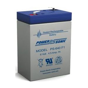 POWERSONIC 6V 4.5AH SLA BATTER
